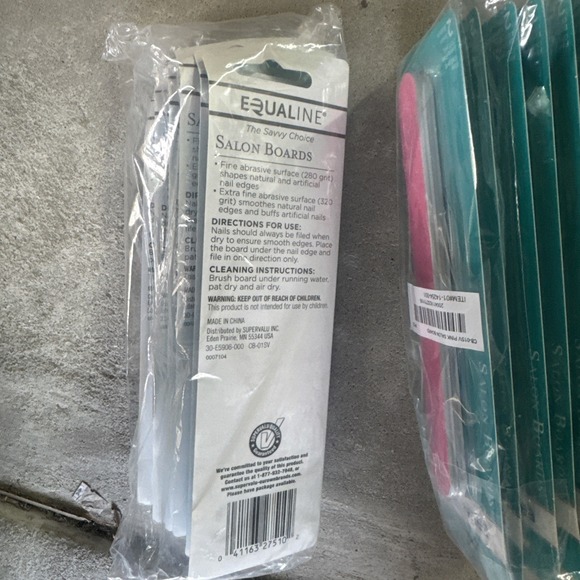 Salon Boards Nail Files 2 Per Pack 12 Packs 24 Total Nail Files Equaline - Picture 3 of 5
